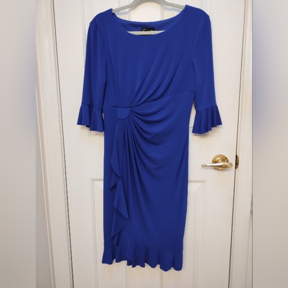 Connected Dress, Size 6, Elegant Cobalt Blue, NWOT